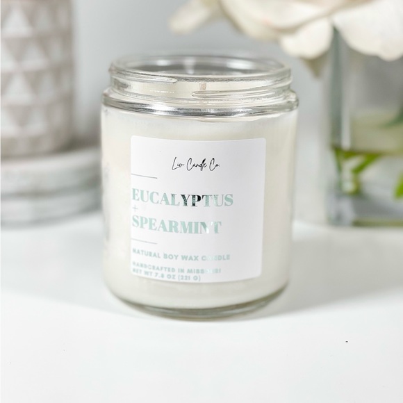 Eucalyptus + Spearmint Soy Candle - Picture 5 of 5